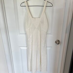 Tory Burch Ivory 100% Linen Dress